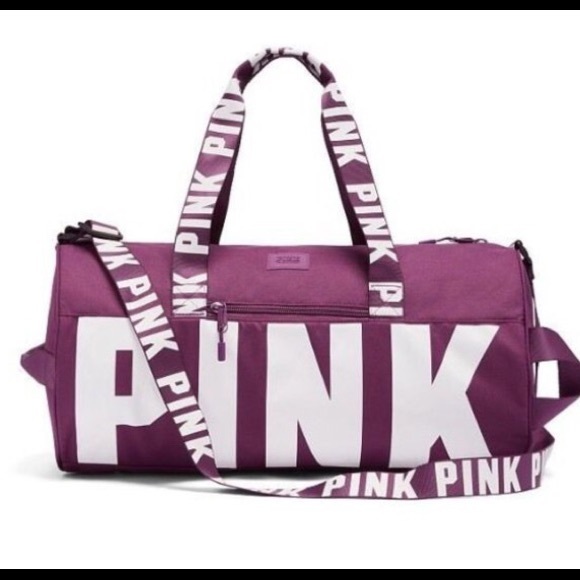 pink gym bag